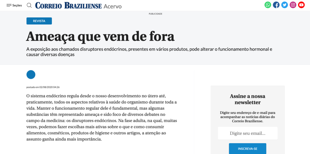 Ameaça que vem de fora